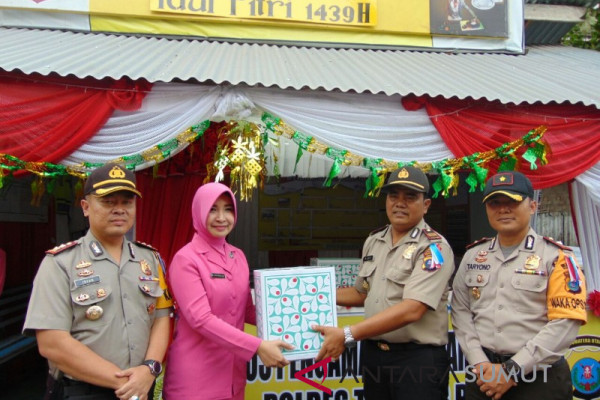 Kapolres cek pos pam Idul Fitri