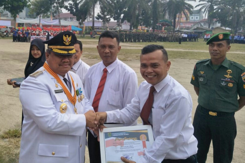 Tim Sus 3C Labura dapat penghargaan