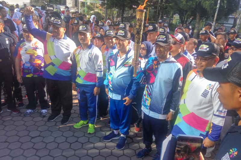 Obor Asian Para Games diarak di Medan