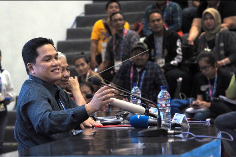 Erick Thohir berminat masuk dalam liga sepak bola nasional